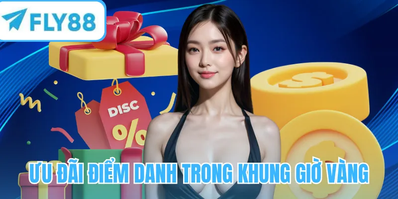 Ưu đãi điểm danh trong khung giờ vàng tại app